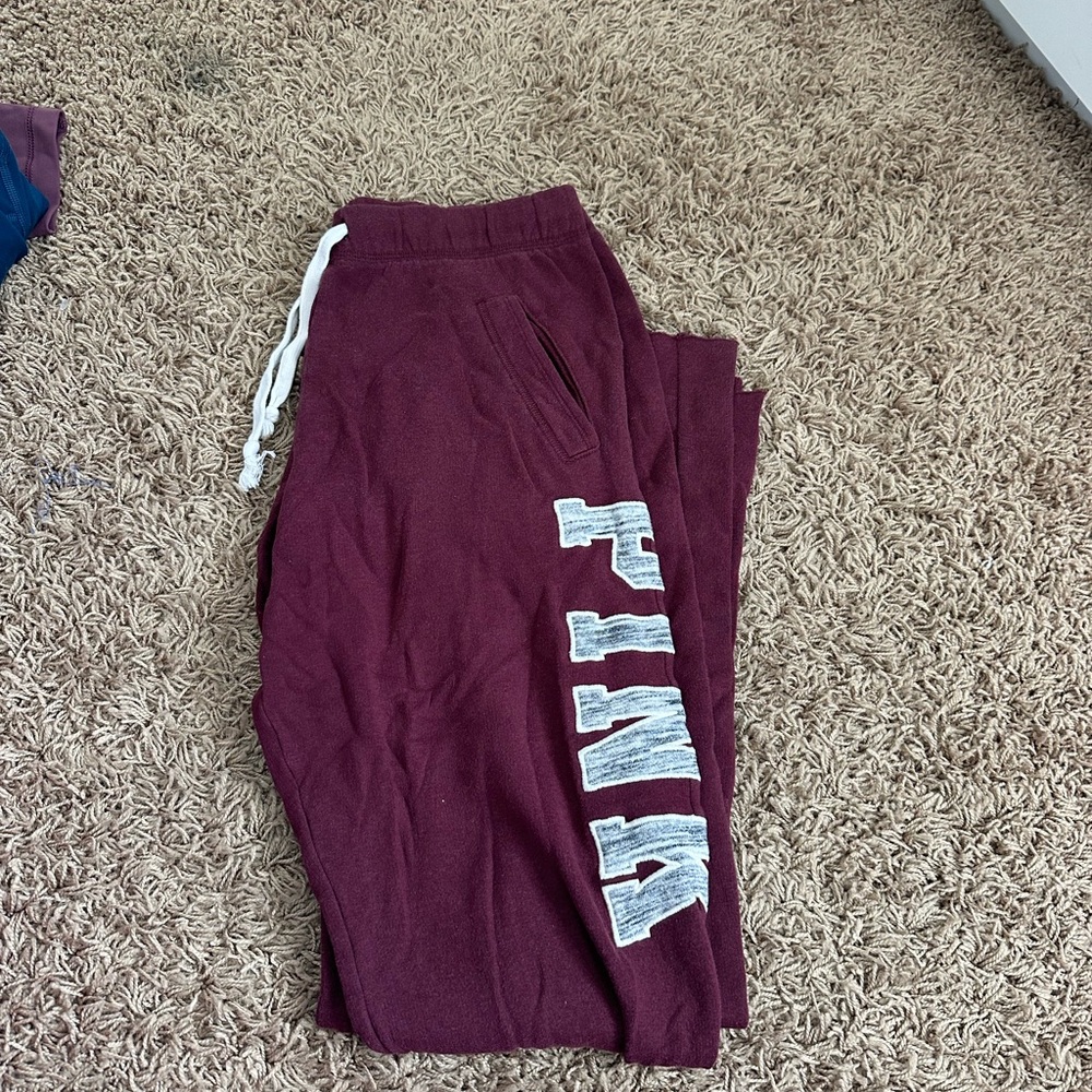 Victoria's Secret PINK Joggers - Burgundy